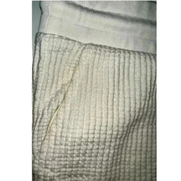 GAP waffle joggers never worn size small a little oversized cream - Picture 5 of 9